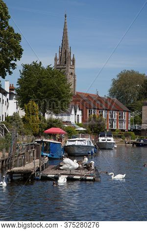 All Saints Church By The Thames At Marlow In Buckinghamshire In The Uk Taken 20th May 2020