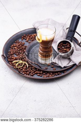 Canarian Laired Barraquito Coffee, Trendy Summer Drink