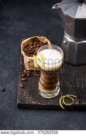 Canarian Laired Barraquito Coffee, Trendy Summer Drink