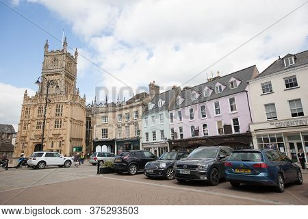 The Town Centre In Cirencester, Gloucestershire, Uk Taken 15th May 2020