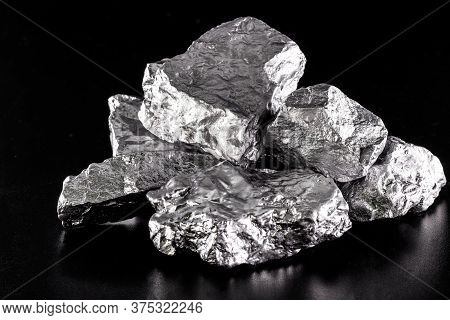 Element / Germanium Germanium Is A Chemical Element With The Symbol Ge, Silver Ore.