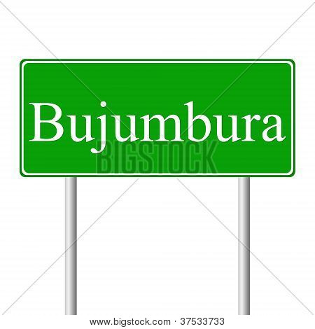 Bujumbura zelené dopravní značka
