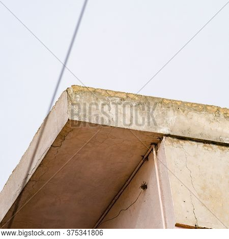 Installed Satellite Dish Or Dth Or Direct To Home Tv On The Roof