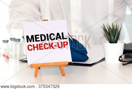 Digital Health Check Healthcare Concept