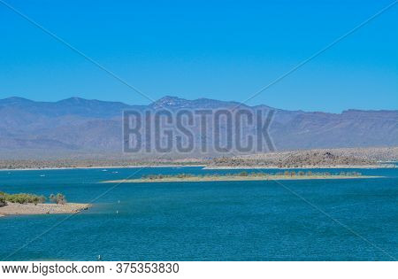 View Of Lake Pleasant In Lake Pleasant Regional Park, Sonoran Desert, Arizona Usa