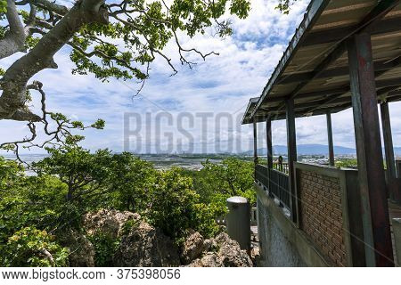High Angle View On Sam Muk Mountain In Chon Buri Province In Thailand