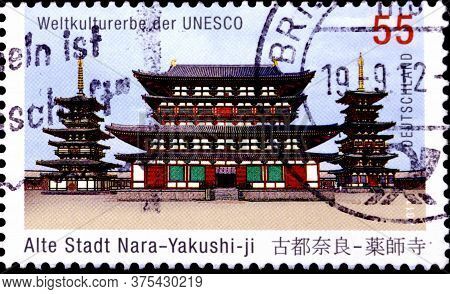 02 08 2020 Divnoe Stavropol Territory Russia The Germany Postage Stamp 2011 Unesco World Heritage - 