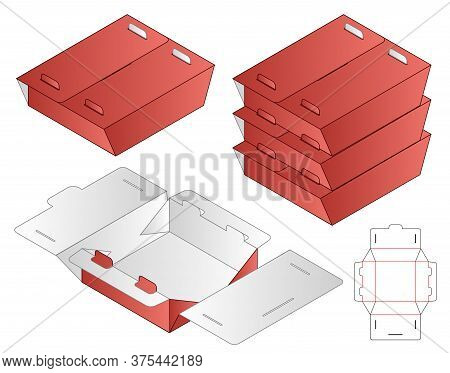 Food Packaging Box Template Images, Illustrations &amp; Vectors (Free ...