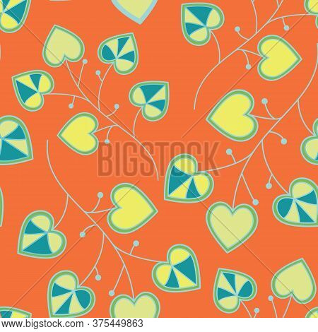 Beautiful Nature Collection Illustration Seamless Pattern Background 08