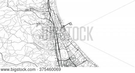 Urban Vector City Map Of Sopot, Poland
