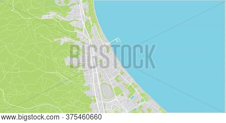 Urban Vector City Map Of Sopot, Poland