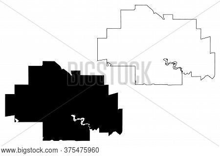 Regina City (canada, Saskatchewan Province) Map Vector Illustration, Scribble Sketch City Of Regina 