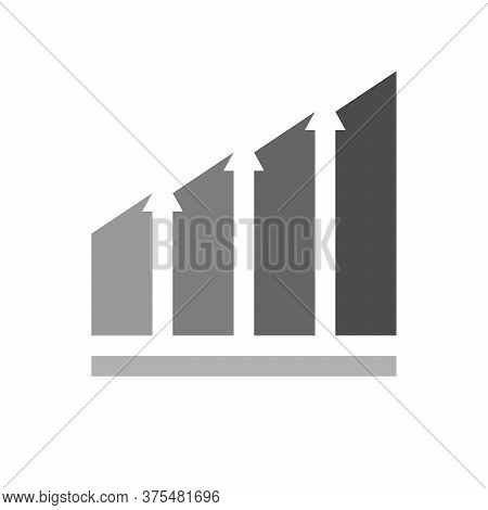 Logo Business Up Arrows, Growth Concept.
Logo Design, Icon Vector Template