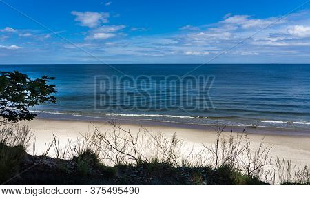 View To Baltic Sea From Cliff Coast