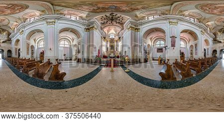 Minsk, Belarus - May 2020: Full Spherical Seamless Hdri Panorama 360 Degrees Angle Inside Interior O