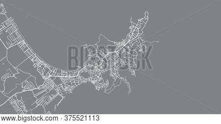 Urban Vector City Map Of Buzios, Brazil