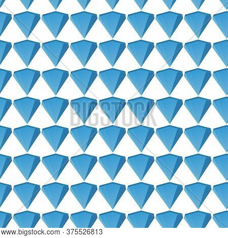 Seamless Vector Pattern. Modern Stylish Texture. Abstract Diamond Background. Simple Trendy Graphic