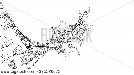 Urban Vector City Map Of Buzios, Brazil