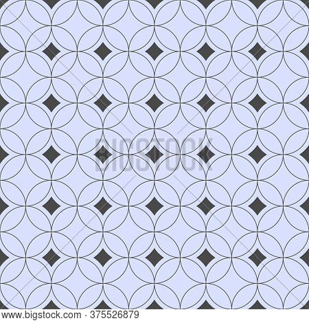 Seamless Vector Pattern. Modern Stylish Texture. Abstract Geometric Background. Monochrome Stylish T
