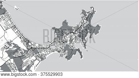 Urban Vector City Map Of Buzios, Brazil
