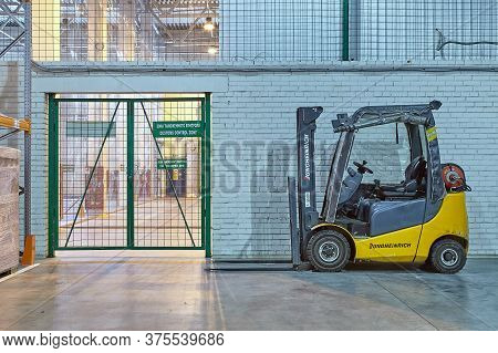 St. Petersburg, Russia - July 27, 2017: Bonded Warehouse Available To Importers To The Storage Of Th
