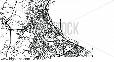 Urban Vector City Map Of Samsun, Turkey