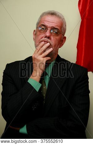 Eunapolis, Bahia / Brazil - August 1, 2008: Jorge Solla, Health Secretary Of Bahia Is Seen During Th