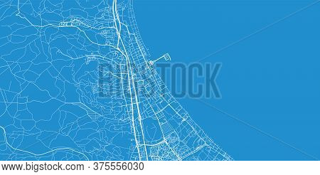 Urban Vector City Map Of Sopot, Poland