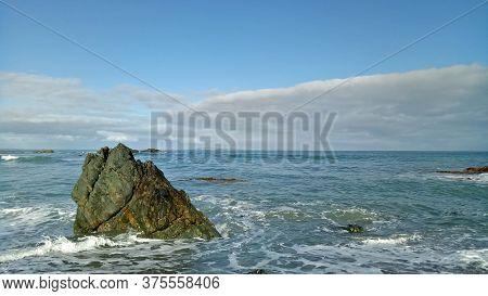 Beautiful Scenery At Riverton Beach Invercargill New Zealand