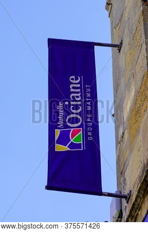 Bordeaux , Aquitaine / France - 07 07 2020 : Mutuelle Ociane Logo Text Sign Of Mutual Agency Part Of