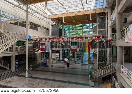Santiago, Chile-february 27, 2020: Memorial To The Demonstrators Killed In 2019 At The University Of