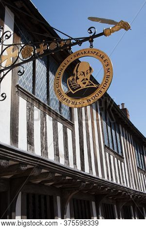 Stratford Guildhall In Stratford Upon Avon In Warwickshire In The Uk, Taken On 22nd June 2020