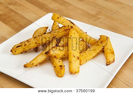 Steckrübe Fries