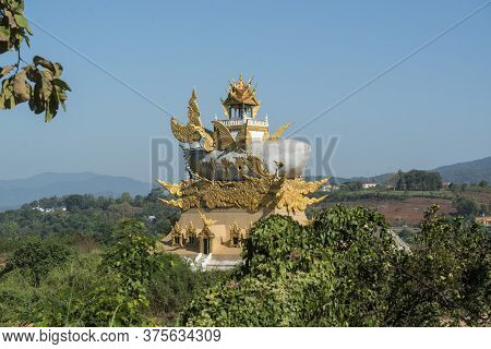 Thailand Chiang Khong Wat Pla Buek Temple