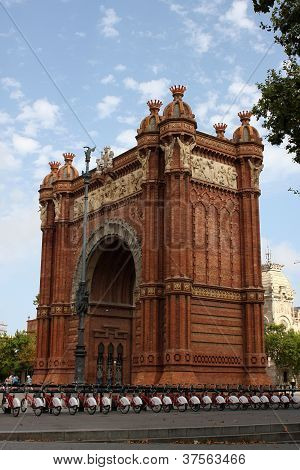 Arc De Triomph In Barcelona