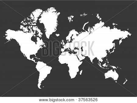 mapa světa