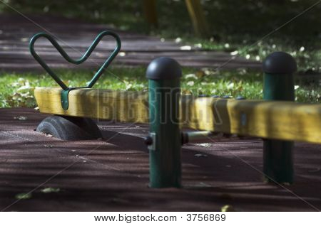 Detalje af en vippe i en Park