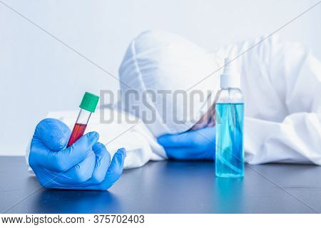 The Doctor Works Tirelessly To Fight And Prevent The Coronavirus.