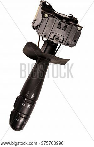 Car Lighting Control Understeering Isolated On White Background