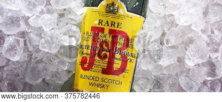 Bottle Of J&b Rare Blended Scotch Whisky