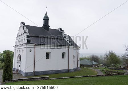 Beautiful Landscape With The Elias Church-tomb Of Bohdan Khmelnytsky In Subotov, Ukraine