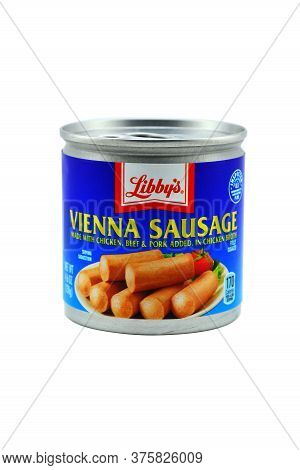 Manila, Ph - July 10 - Libbys Vienna Sausage Can On July 10, 2020 In Manila, Philippines.
