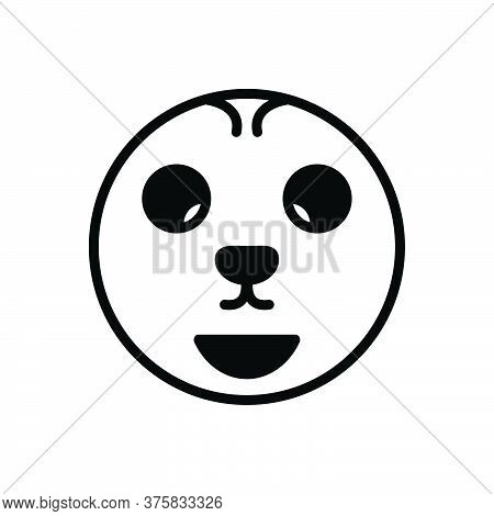Black Solid Icon For Offbeat Odd Strange Weird Unusual