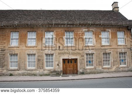 Burford Boarding School On The High Street In Burford, Oxfordshire, Uk Taken 13th May 2020