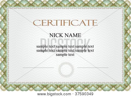 ใบรับรอง ประกาศนียบัตรสำหรับการพิมพ์