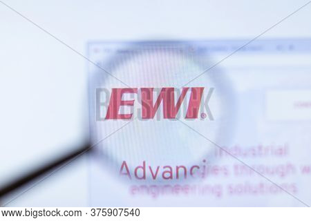 Moscow, Russia - 1 June 2020: Edison Welding Institute Ewi Website With Logo , Illustrative Editoria