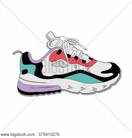 Sport Shoes. Shoes For Running. Vector Illustration