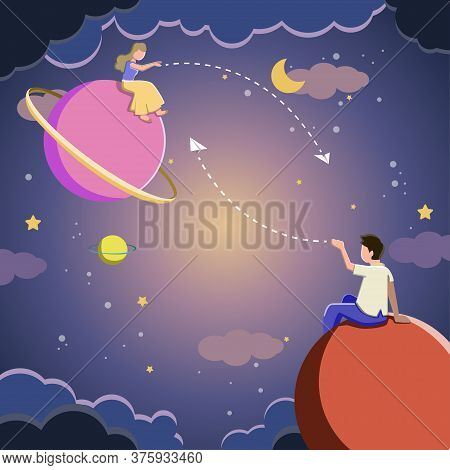 Send Paper Letters, Rockets Through The Stars, Find A Lover In The Galaxy.