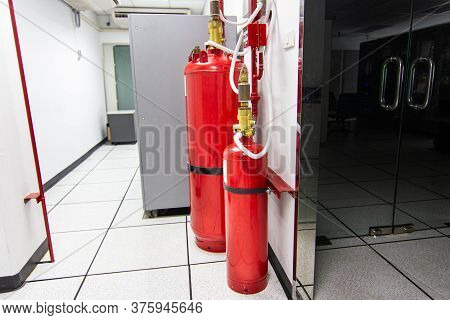 Fm-200 Suppression Systems, Fm200 Gas Flooding System, Gas Suppression System In Data Center Room