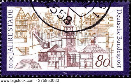 02.11.2020 Divnoe Stavropol Krai Russia The Postage Stamp Germany 1994 The 1000th Anniversary Of Sta